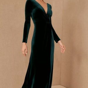 Emerald Green Anthropologie Dress